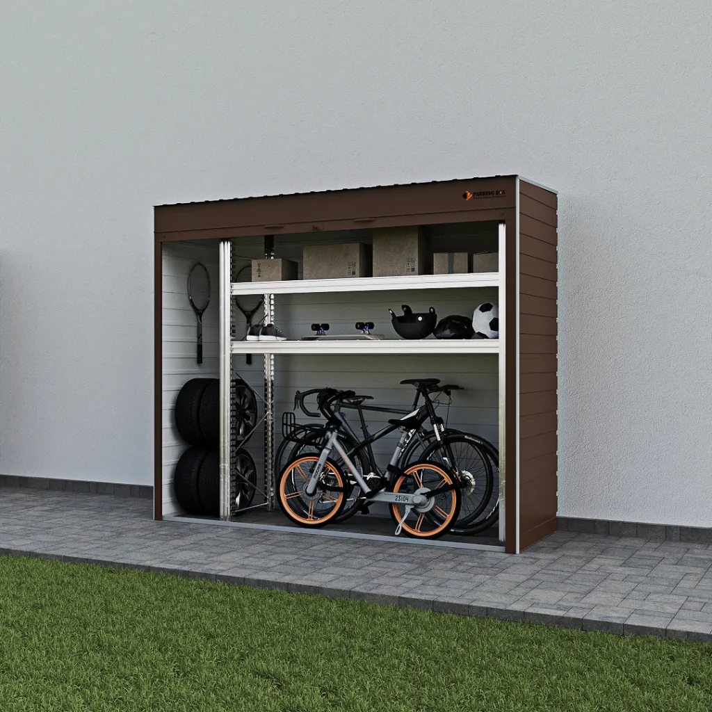 Dulap Metalic ParkingBox® GardenBox Grande – exterior, dimensiune mare