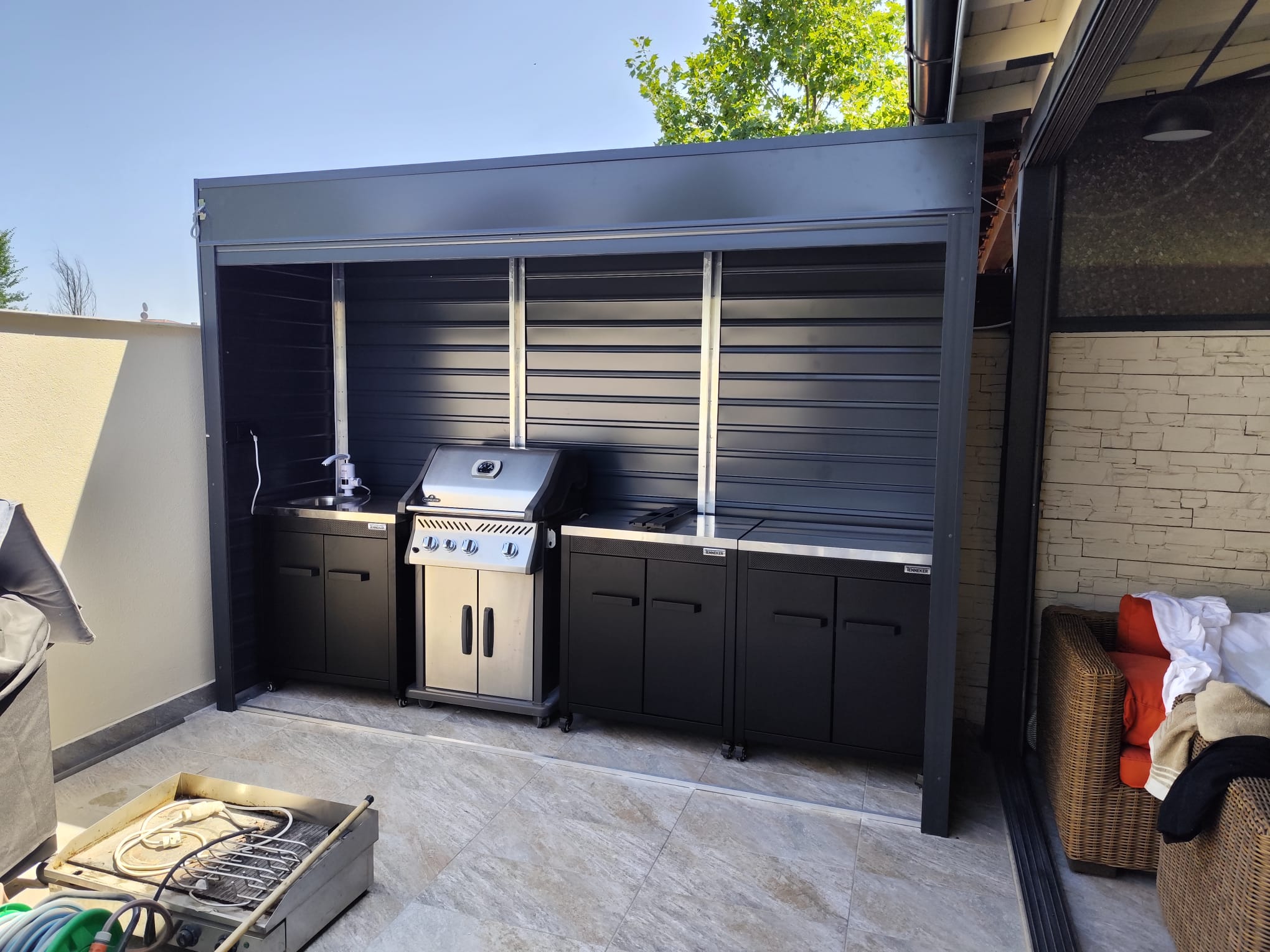 Barbeque Box in utilizare - poza reala