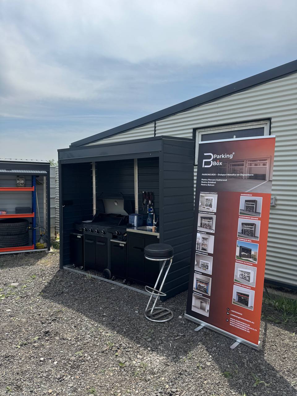 Barbeque Box amplasat la client - poza reala