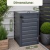 ParkingBox Magazie Pubele Compact - dimensiuni 71x114x83cm